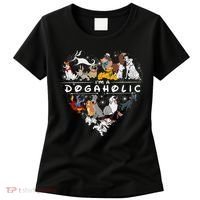 I'm A Dogaholic Dog Lover Heart Funny Trending Women's T-Shirt thumb 0