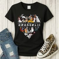 I'm A Dogaholic Dog Lover Heart Funny Trending Women's T-Shirt thumb 3