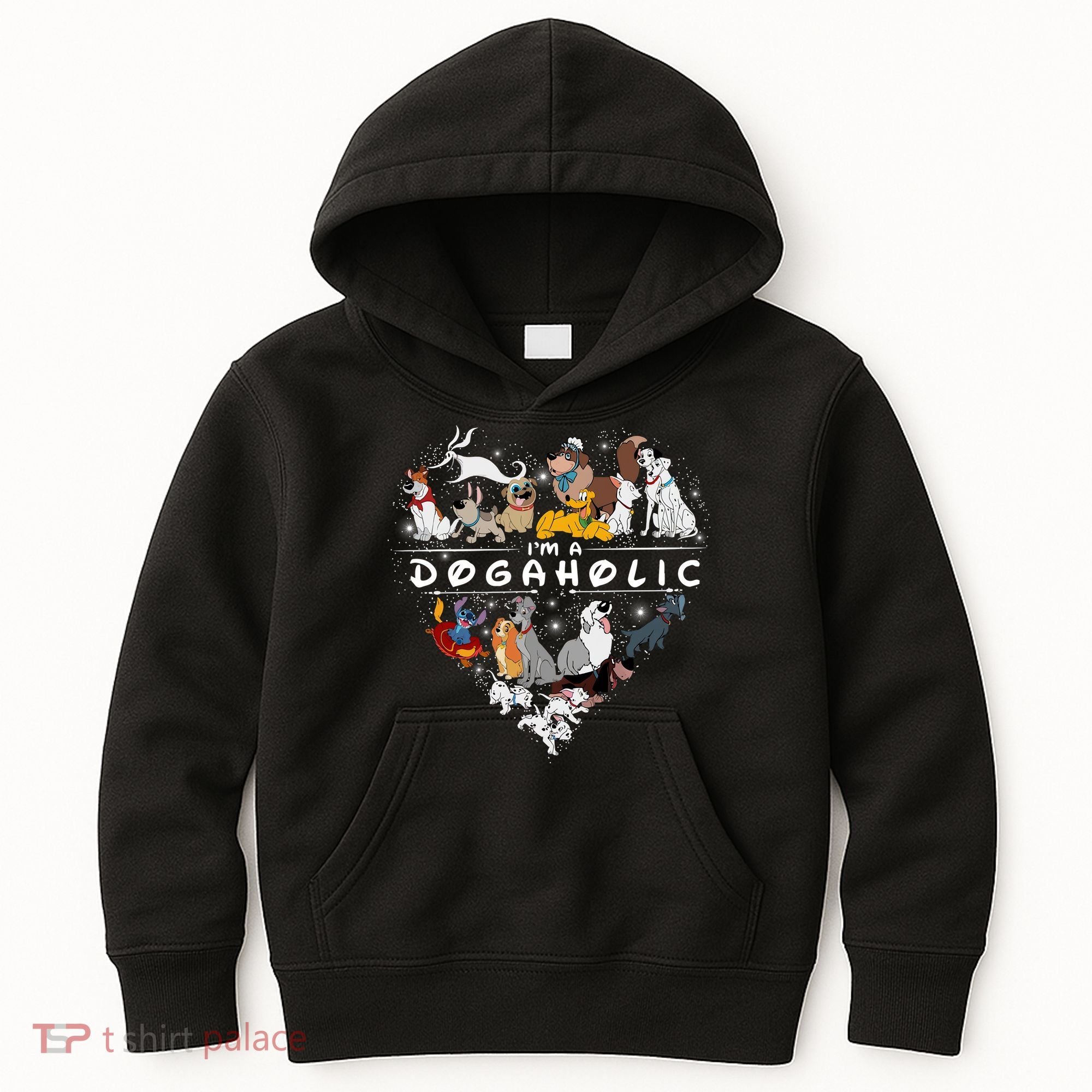I'm A Dogaholic Dog Lover Heart Funny Trending Kids Hoodie