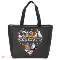 I'm A Dogaholic Dog Lover Heart Funny Trending Tote Bag thumb 0