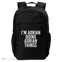 I'm Adrian Doing Adrian Things Funny Gift Idea Gift Backpack thumb 0