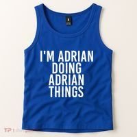 I'm Adrian Doing Adrian Things Funny Gift Idea Gift Tank Top thumb 2