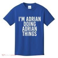 I'm Adrian Doing Adrian Things Funny Gift Idea Gift Kids T-Shirt thumb 0