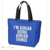 I'm Adrian Doing Adrian Things Funny Gift Idea Gift Tote Bag thumb 3