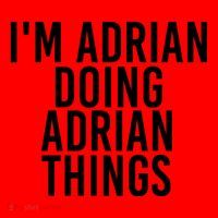 I'm Adrian Doing Adrian Things Funny Gift Idea Gift Santa Hat thumb 1