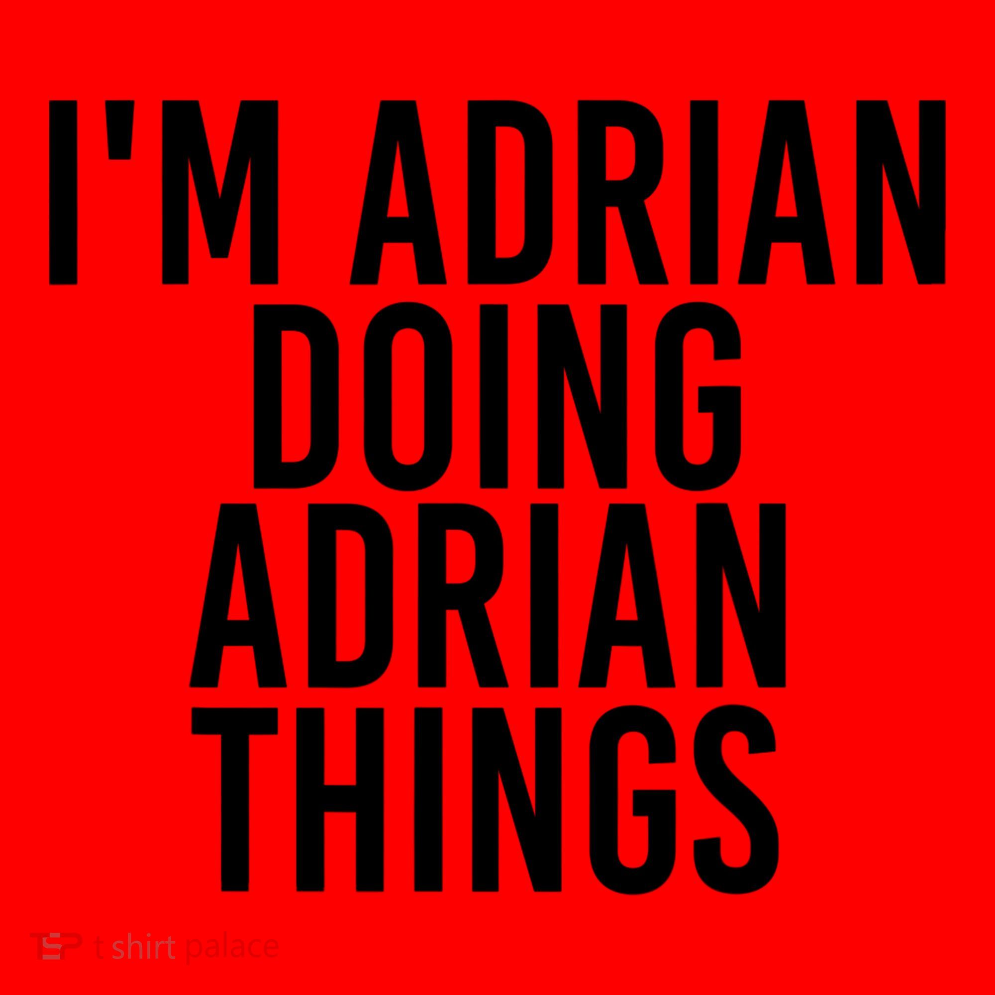 I'm Adrian Doing Adrian Things Funny Gift Idea Gift Santa Hat