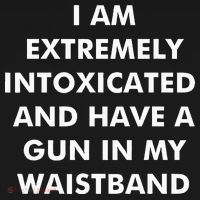 I Am Extremely Intoxicated And Have A Gun In My Waistband Women's Hoodie thumb 2