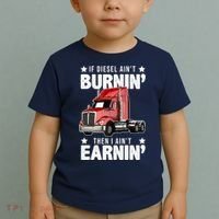 I Ain't Earnin Truck Driver Toddler T-Shirt thumb 2