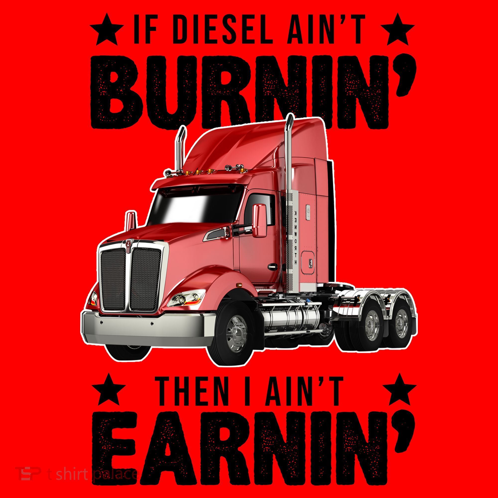 I Ain't Earnin Truck Driver Santa Hat