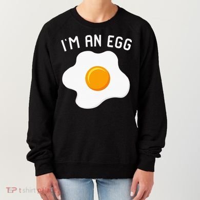 IM An Egg Costume Funny Halloween Present Fried Egg Women's Sweatshirt