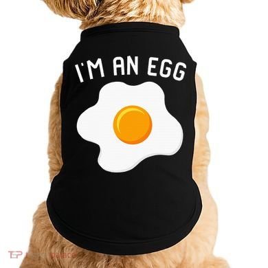 IM An Egg Costume Funny Halloween Present Fried Egg Doggie Tank