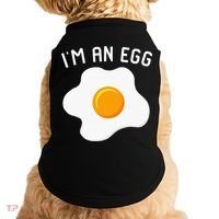 IM An Egg Costume Funny Halloween Present Fried Egg Doggie Tank thumb 0