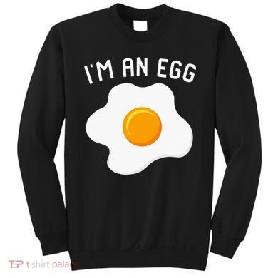 IM An Egg Costume Funny Halloween Present Fried Egg Sweatshirt