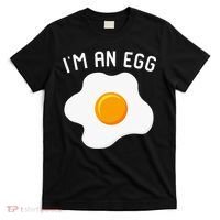 IM An Egg Costume Funny Halloween Present Fried Egg T-Shirt thumb 0