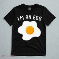 IM An Egg Costume Funny Halloween Present Fried Egg T-Shirt thumb 5