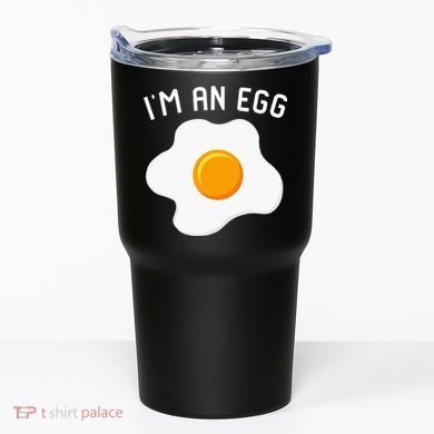 IM An Egg Costume Funny Halloween Present Fried Egg Tumbler