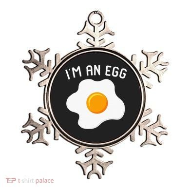 IM An Egg Costume Funny Halloween Present Fried Egg Ornament