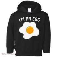 IM An Egg Costume Funny Halloween Present Fried Egg Toddler Hoodie thumb 0
