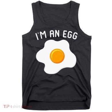IM An Egg Costume Funny Halloween Present Fried Egg Tank Top