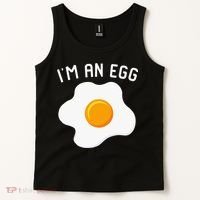 IM An Egg Costume Funny Halloween Present Fried Egg Tank Top thumb 2