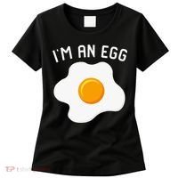 IM An Egg Costume Funny Halloween Present Fried Egg Women's T-Shirt thumb 0