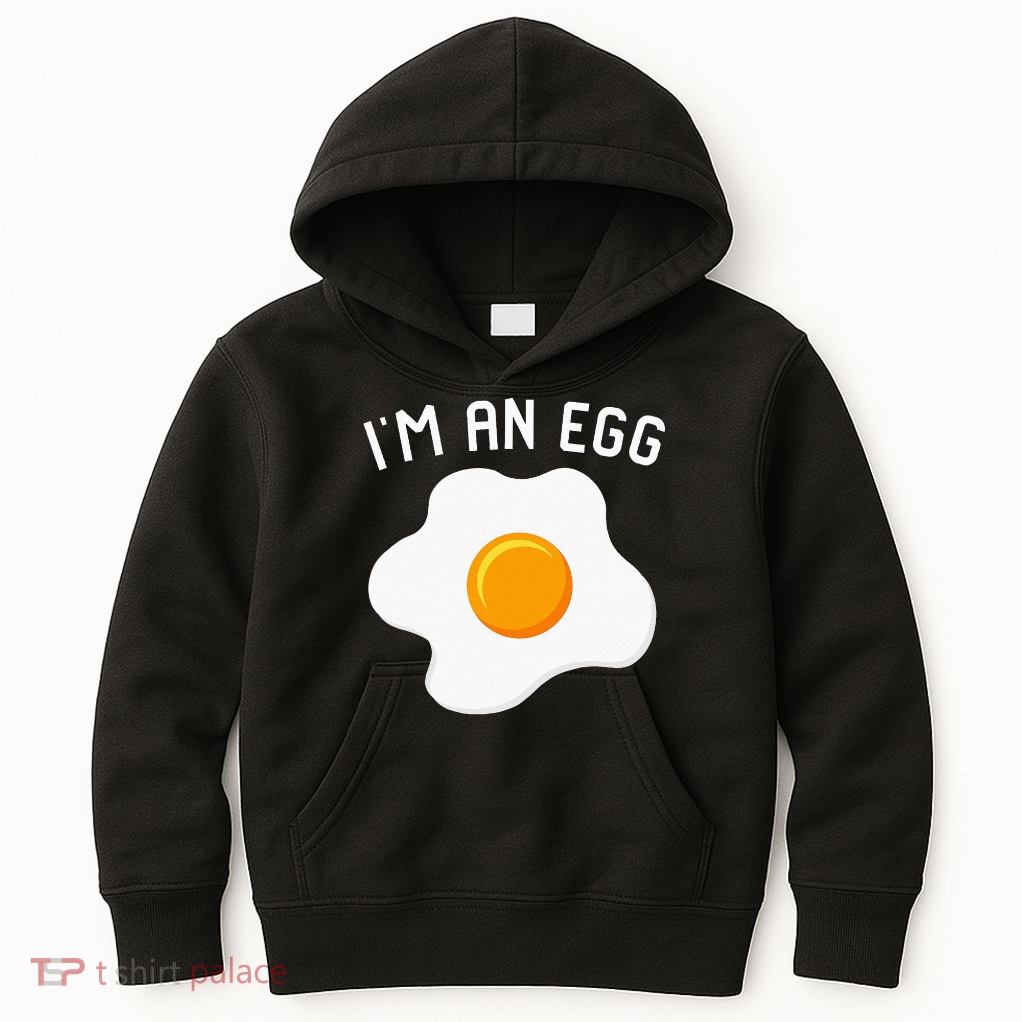 IM An Egg Costume Funny Halloween Present Fried Egg Kids Hoodie
