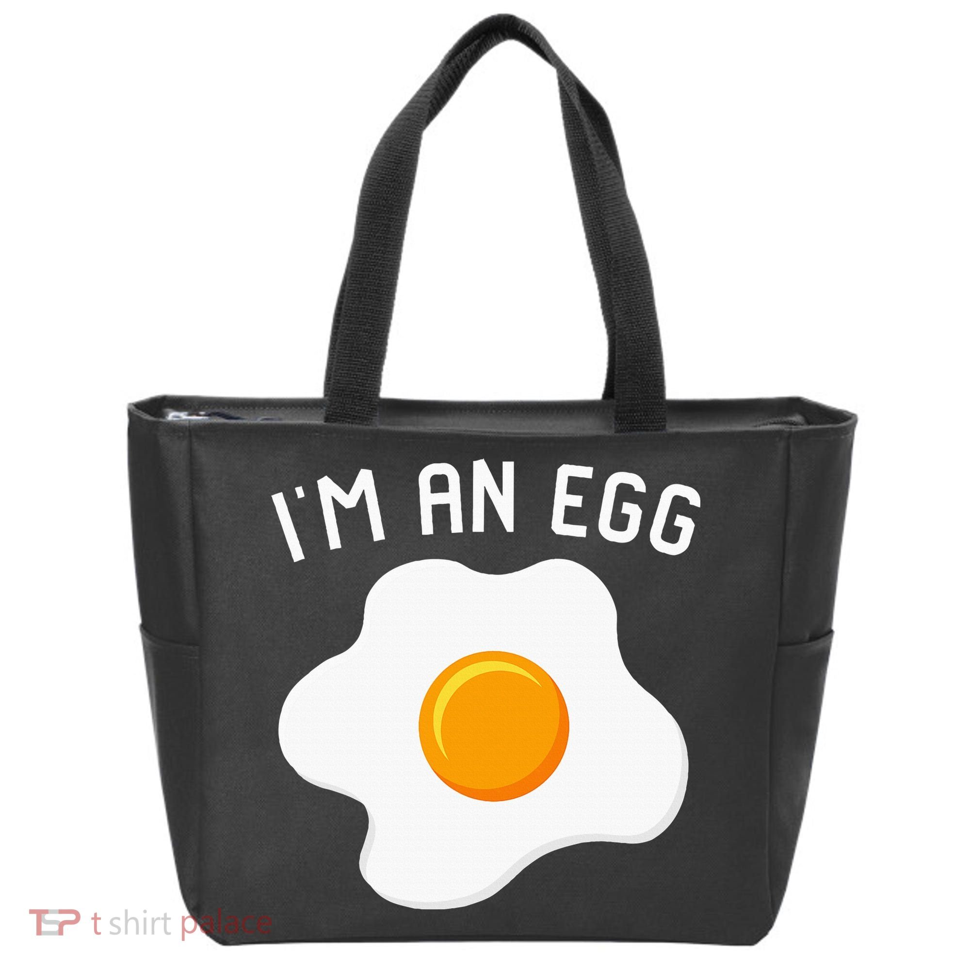 IM An Egg Costume Funny Halloween Present Fried Egg Tote Bag