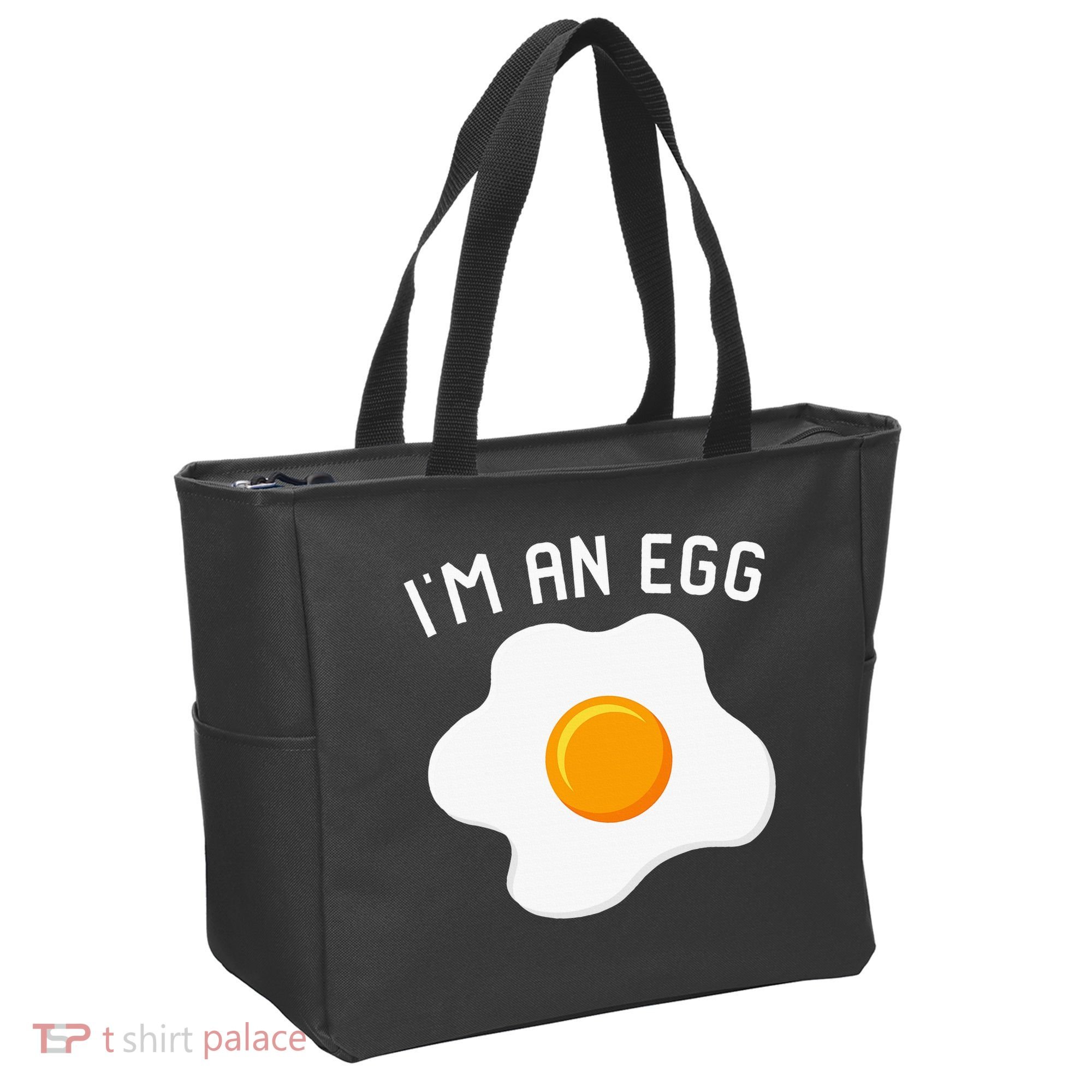 IM An Egg Costume Funny Halloween Present Fried Egg Tote Bag