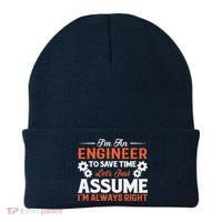 I’m An Engineer To Save Time Let’s Just Assume I Am Right Beanie thumb 0