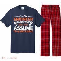 I’m An Engineer To Save Time Let’s Just Assume I Am Right Pajama Set thumb 0