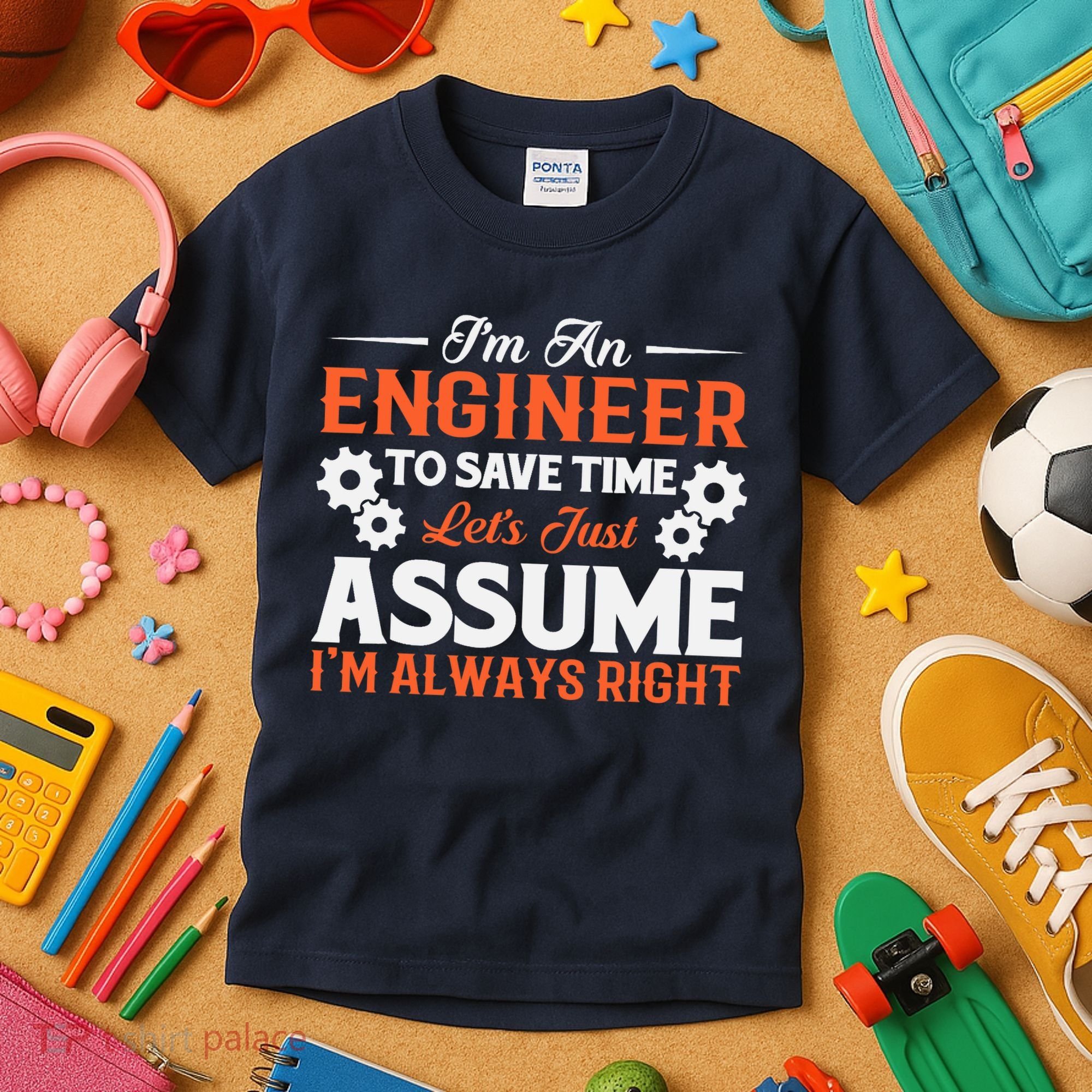 I’m An Engineer To Save Time Let’s Just Assume I Am Right Kids T-Shirt