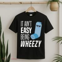 It AinT Easy Being Wheezy Funny Asthma Inhaler Joke T-Shirt thumb 2