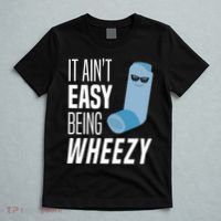 It AinT Easy Being Wheezy Funny Asthma Inhaler Joke T-Shirt thumb 5