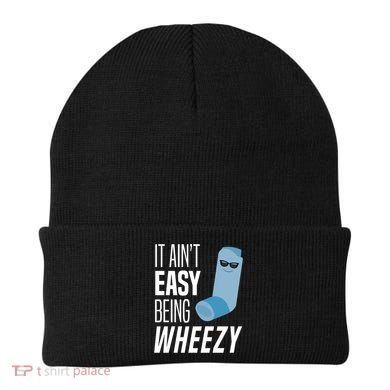 It AinT Easy Being Wheezy Funny Asthma Inhaler Joke Beanie