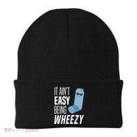 It AinT Easy Being Wheezy Funny Asthma Inhaler Joke Beanie thumb 0