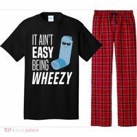It AinT Easy Being Wheezy Funny Asthma Inhaler Joke Pajama Set thumb 0