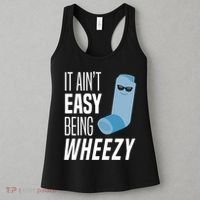 It AinT Easy Being Wheezy Funny Asthma Inhaler Joke Women's Tank Top thumb 3