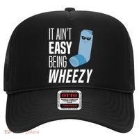 It AinT Easy Being Wheezy Funny Asthma Inhaler Joke Hat thumb 0