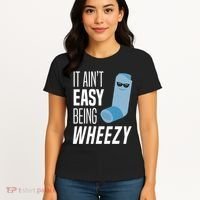 It AinT Easy Being Wheezy Funny Asthma Inhaler Joke Women's T-Shirt thumb 4