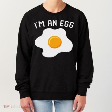 I'm An Egg Costume Funny Halloween Present Fried Egg Costume Women's Sweatshirt