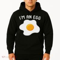 I'm An Egg Costume Funny Halloween Present Fried Egg Costume Hoodie thumb 2