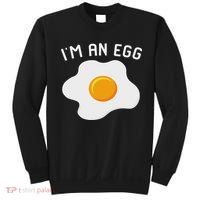 I'm An Egg Costume Funny Halloween Present Fried Egg Costume Sweatshirt thumb 0