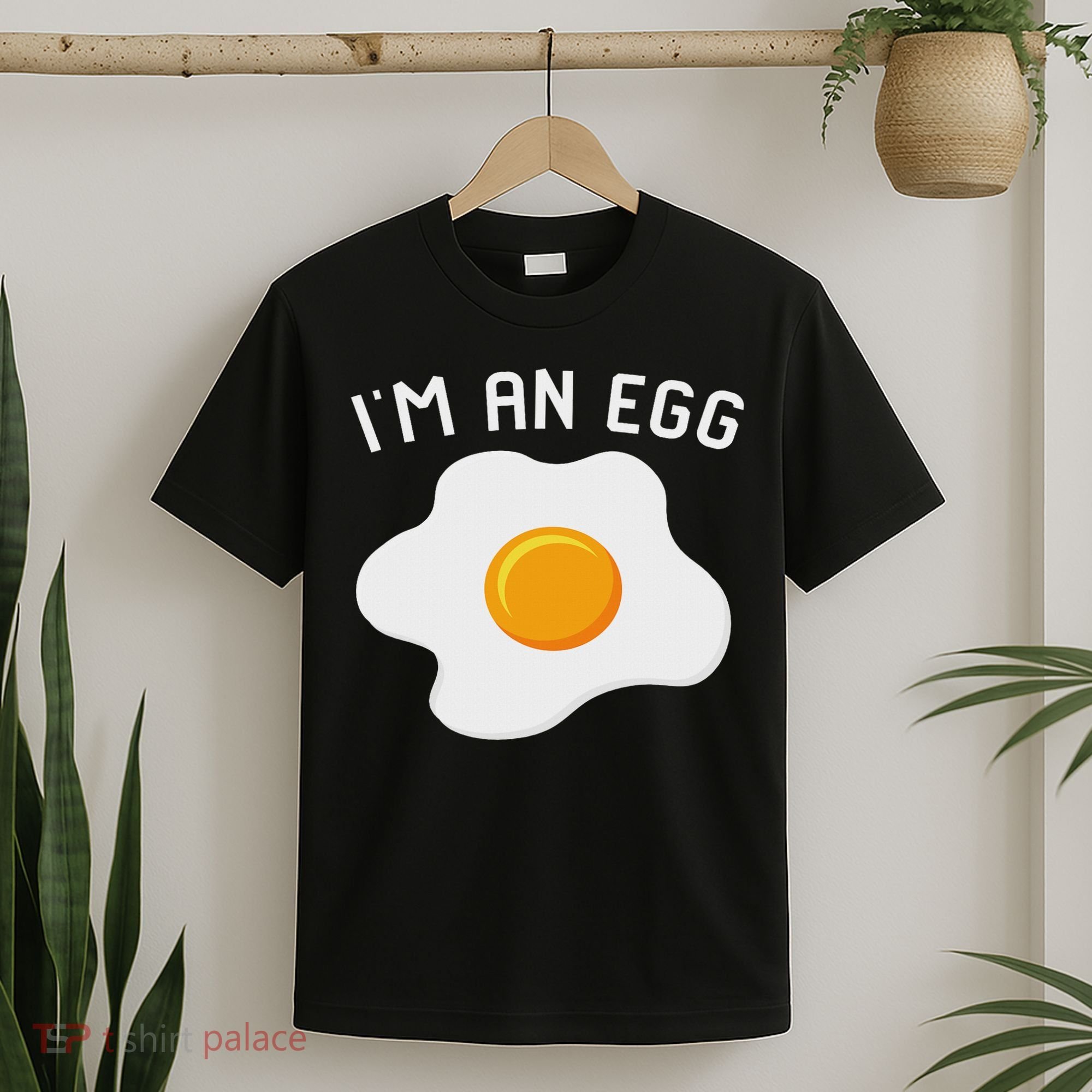 I'm An Egg Costume Funny Halloween Present Fried Egg Costume T-Shirt