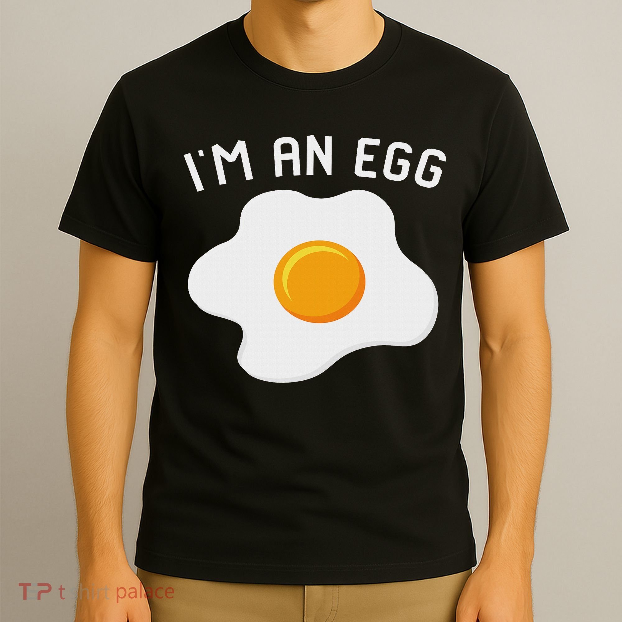 I'm An Egg Costume Funny Halloween Present Fried Egg Costume T-Shirt