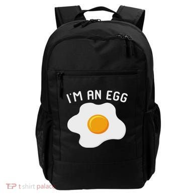 I'm An Egg Costume Funny Halloween Present Fried Egg Costume Backpack