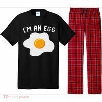 I'm An Egg Costume Funny Halloween Present Fried Egg Costume Pajama Set thumb 0