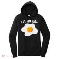 I'm An Egg Costume Funny Halloween Present Fried Egg Costume Women's Hoodie thumb 0