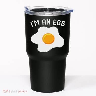 I'm An Egg Costume Funny Halloween Present Fried Egg Costume Tumbler