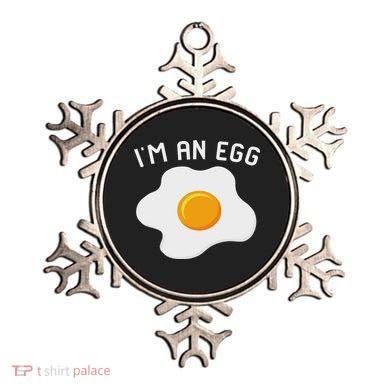 I'm An Egg Costume Funny Halloween Present Fried Egg Costume Ornament