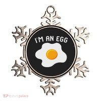 I'm An Egg Costume Funny Halloween Present Fried Egg Costume Ornament thumb 0